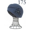 Фетровый шерстяной берет 175 морская волна--0