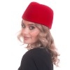 Фетровая пилотка 549-23003 алый--3