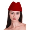 Фетровая пилотка 549-23003 алый--13