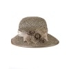 Соломенная шляпка № 2 с ажурным плетением по тулии--0