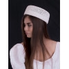 Соломенная шляпка ПилБокс №202 белый--4