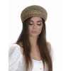 Соломенная кепка   433 с ажурным плетением--2