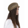 Соломенная кепка   433 с ажурным плетением--3