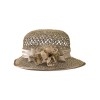 Соломенная шляпка  7 с ажуром по тулии--0