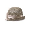 Соломенная шляпка №94 с плотным плетением--0