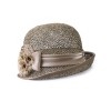 Соломенная шляпка №94 с плотным плетением--4
