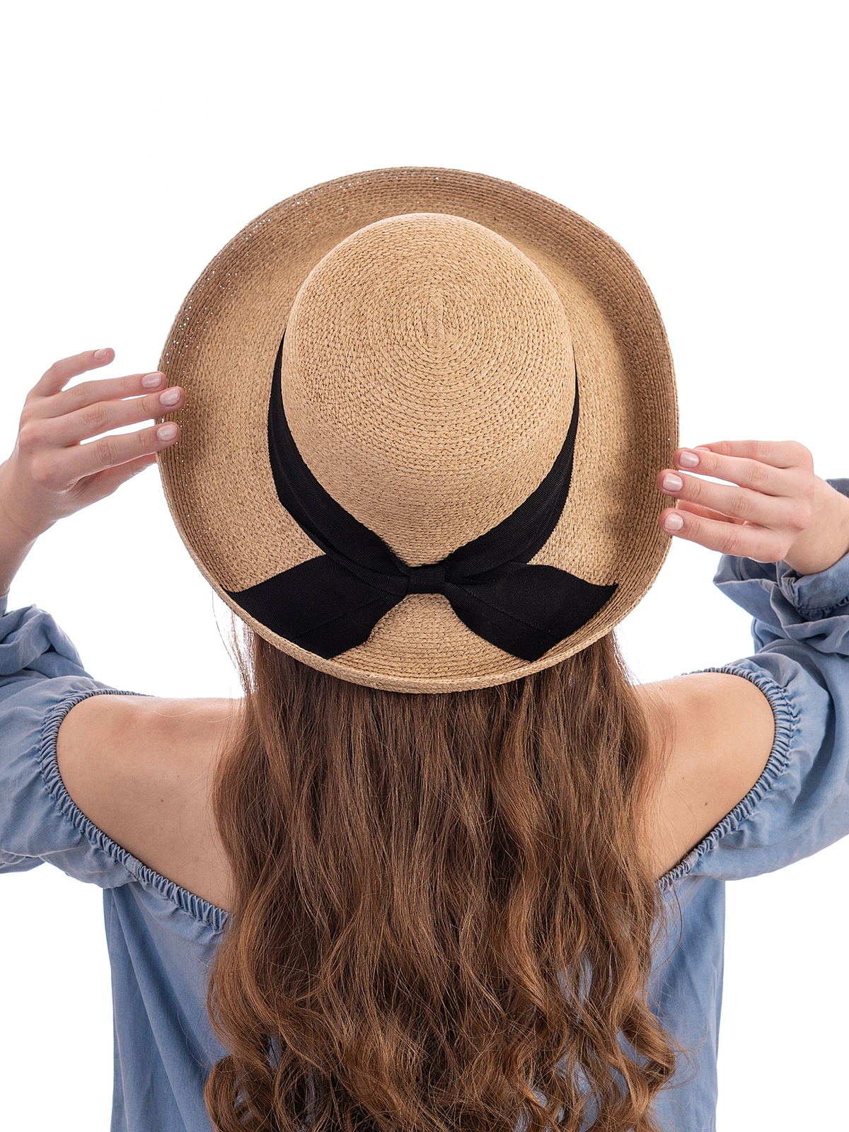 Соломенная шляпа №914 поле вверх--25