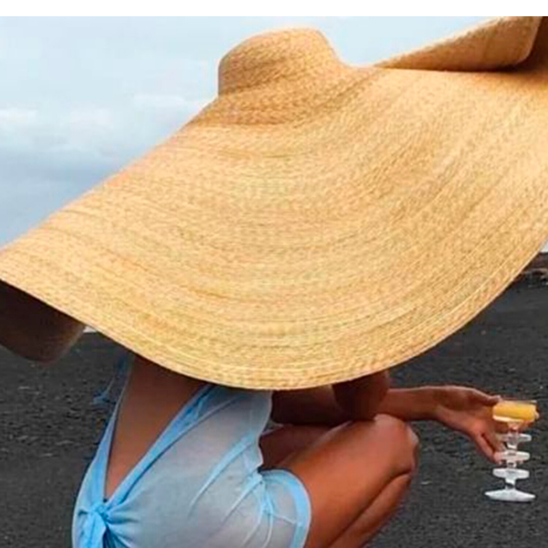 Соломенная шляпа МАКСИ--3
