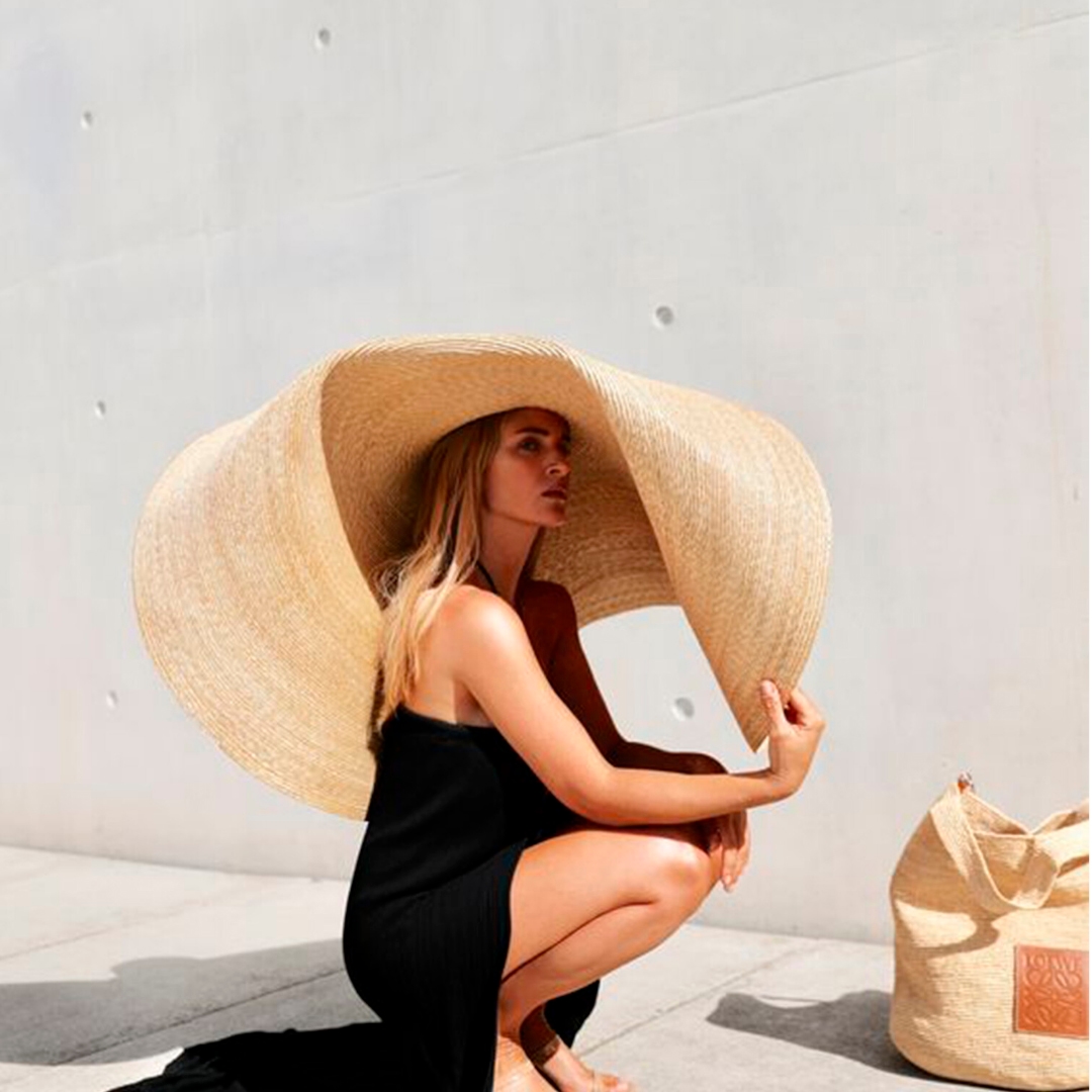 Соломенная шляпа МАКСИ--9