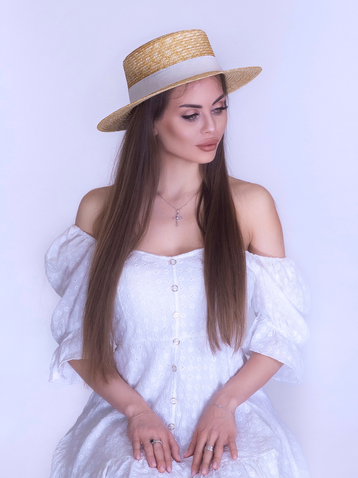 Соломенная шляпа Канотье--7