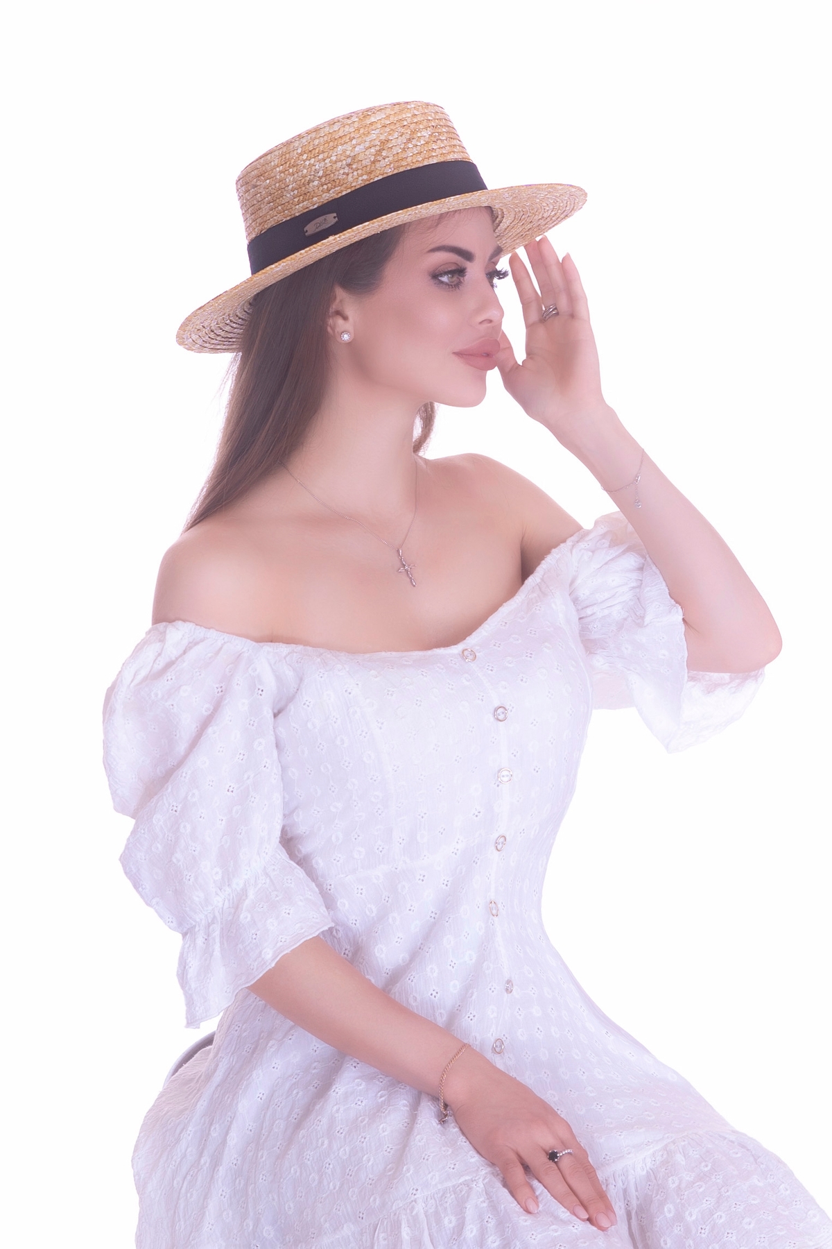 Соломенная шляпа Канотье9--6