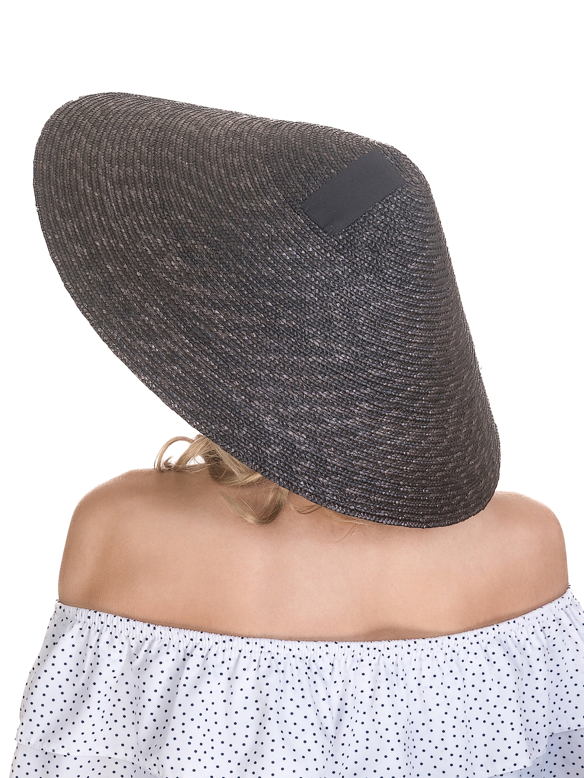 Соломенная шляпа НОН-ЛА чёрная--6