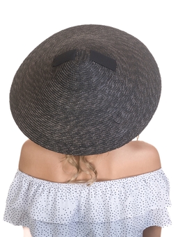 Соломенная шляпа НОН-ЛА чёрная--9