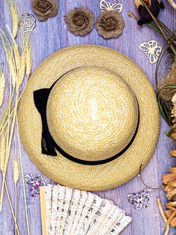 Соломенная шляпа Одри мини--7