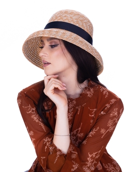 Соломенная шляпа Одри мини--13