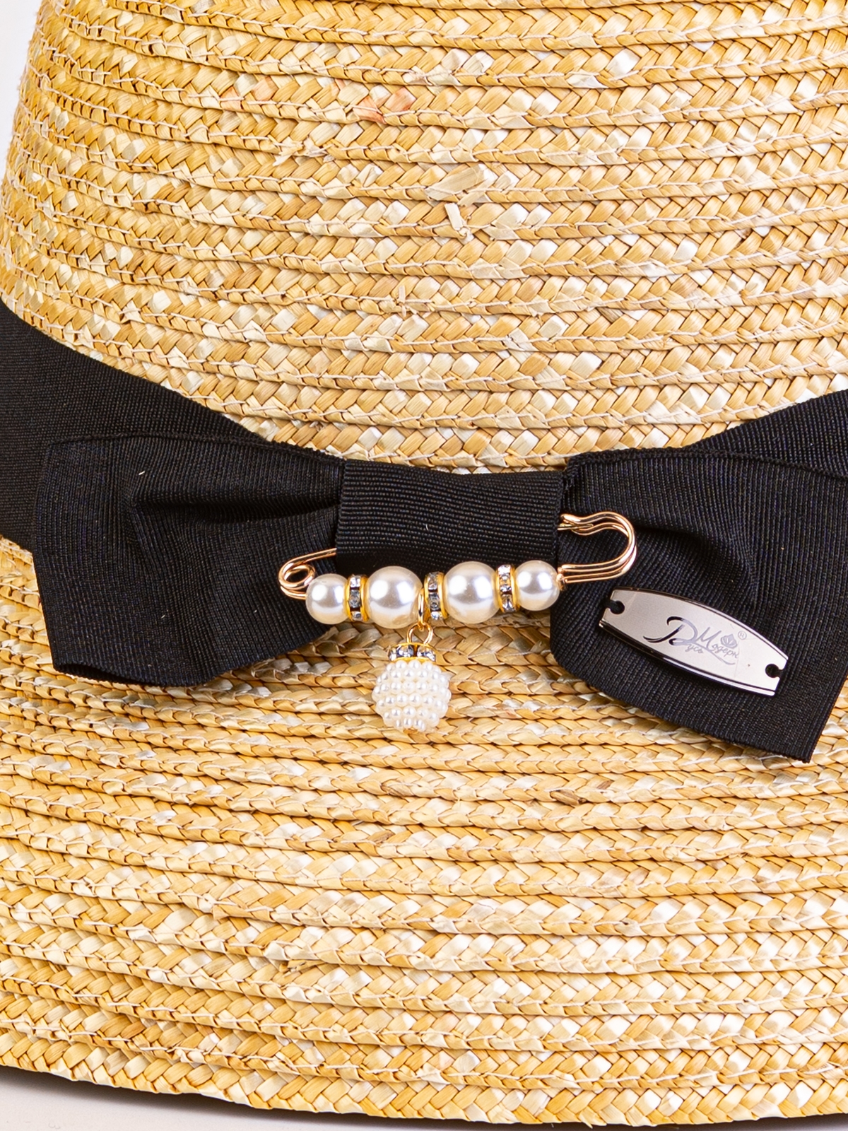 Соломенная шляпа Одри мини--26