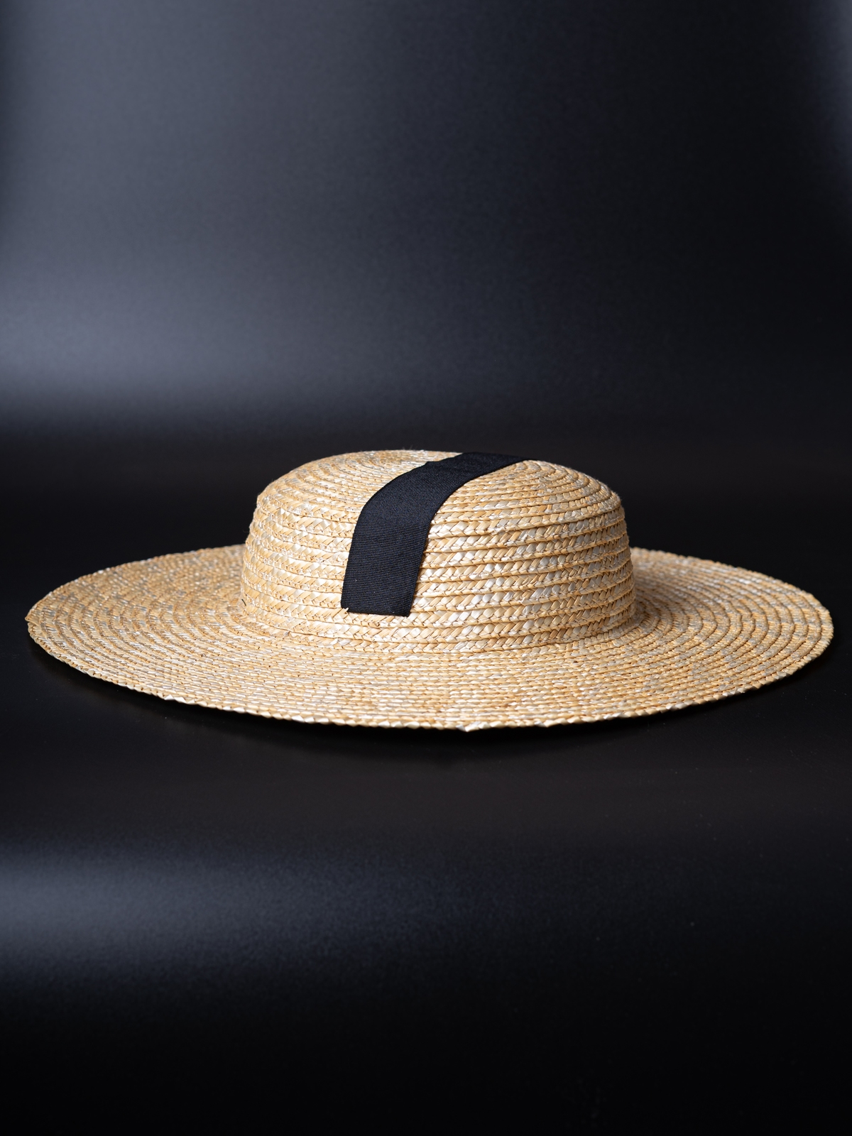 Соломенная шляпа Тотти мини с лентами--4