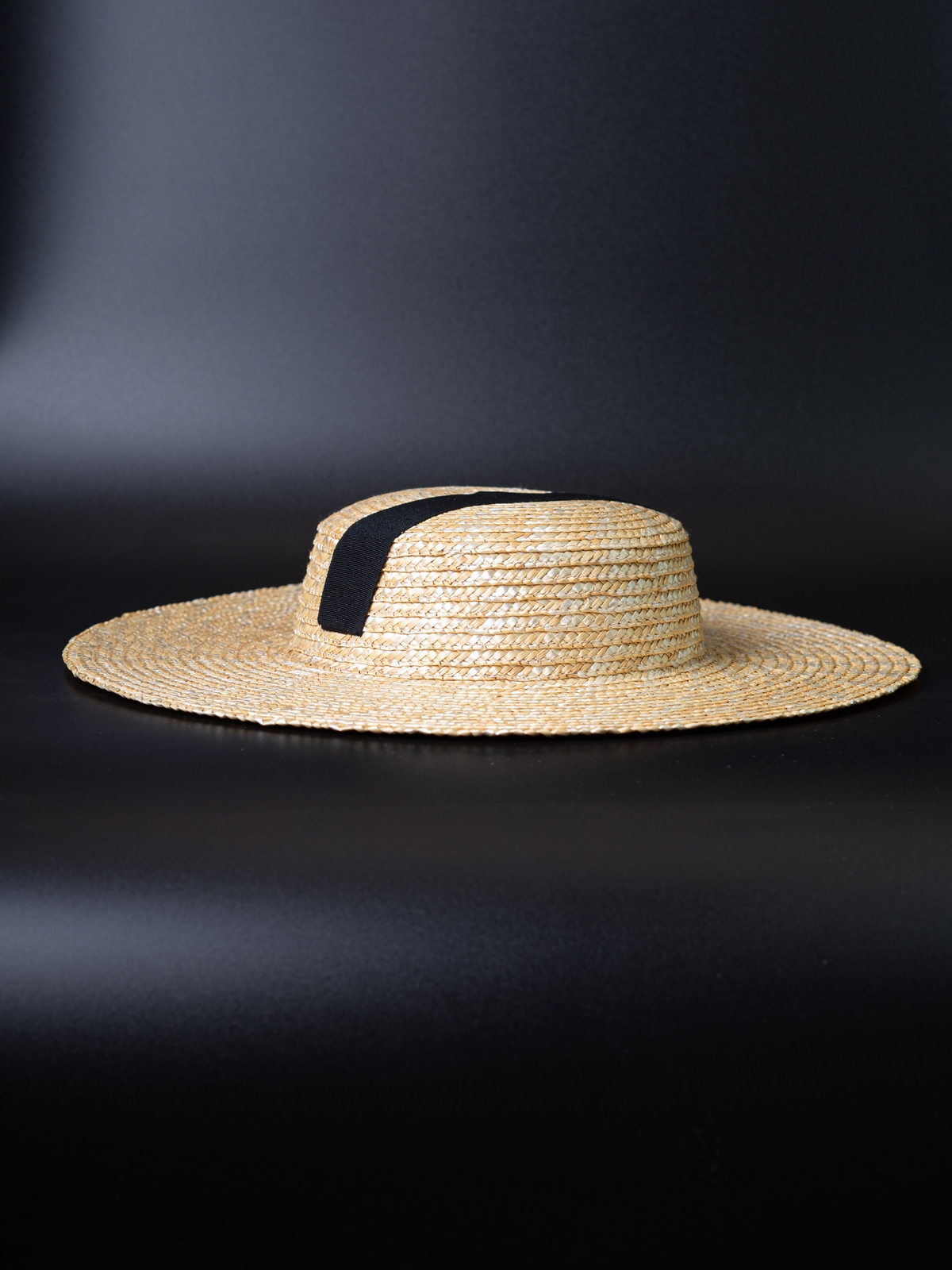 Соломенная шляпа Тотти мини с лентами--5