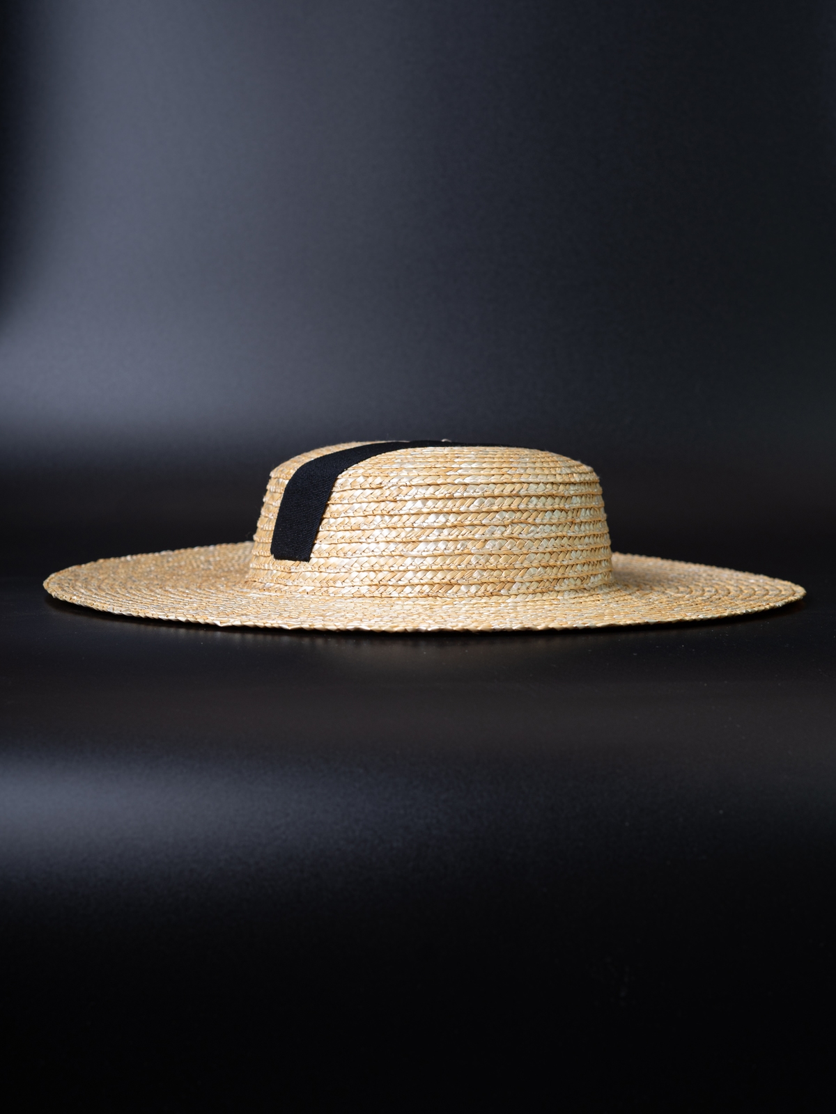 Соломенная шляпа Тотти мини с лентами--6