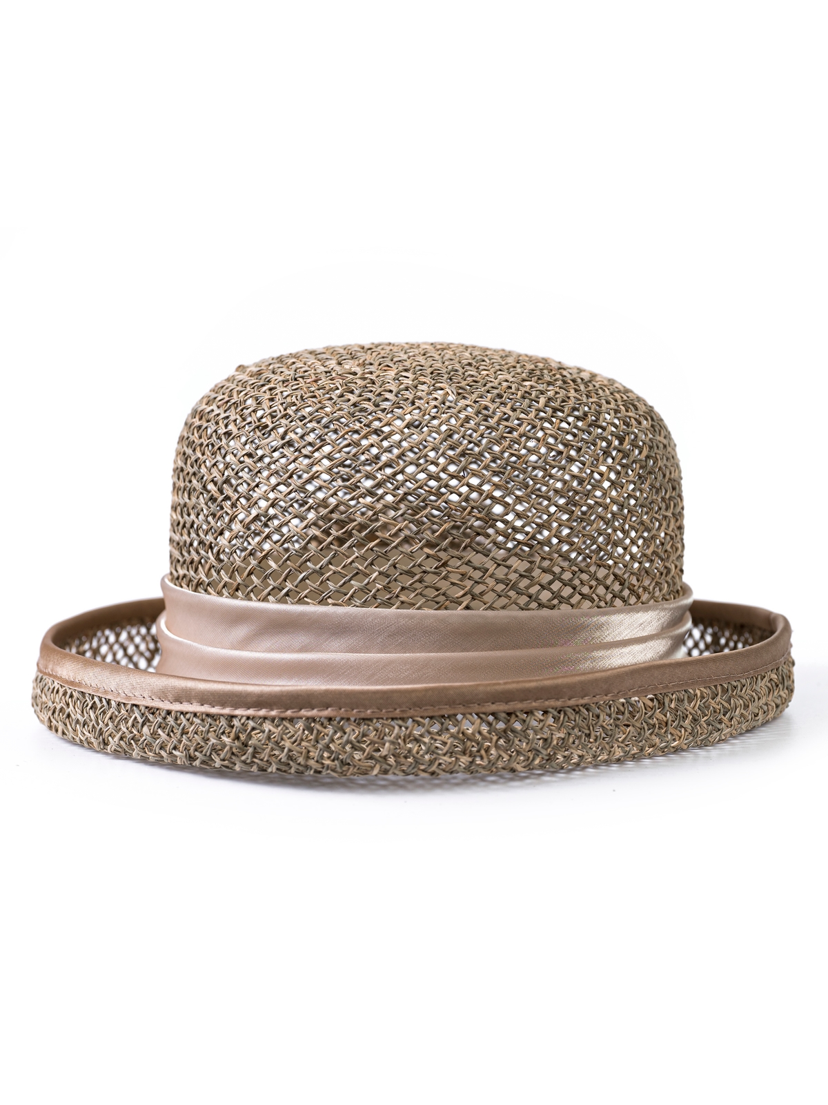 Соломенная шляпка № 14 с плотным плетением--3