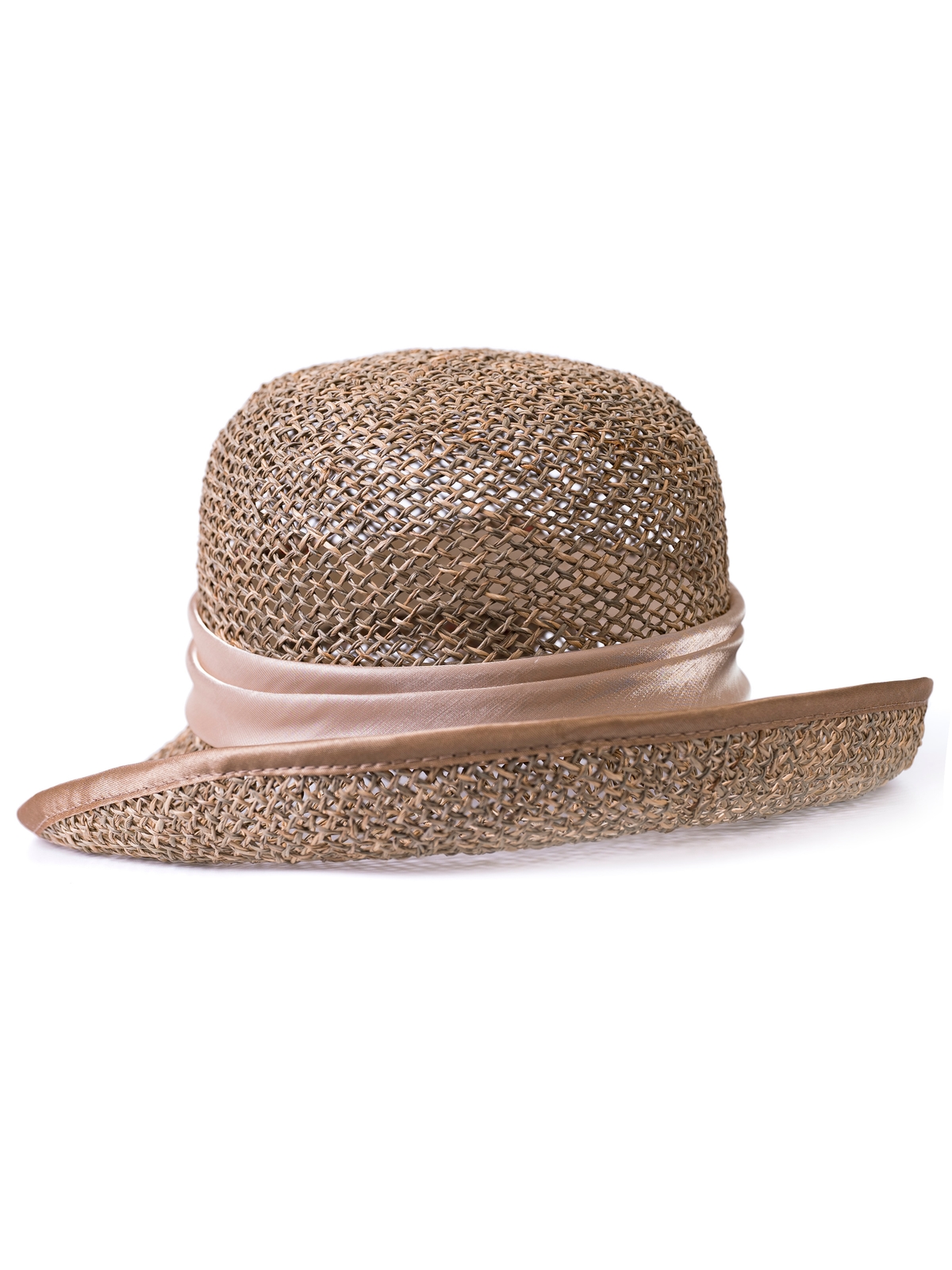 Соломенная шляпка №27 с плотным плетением--2