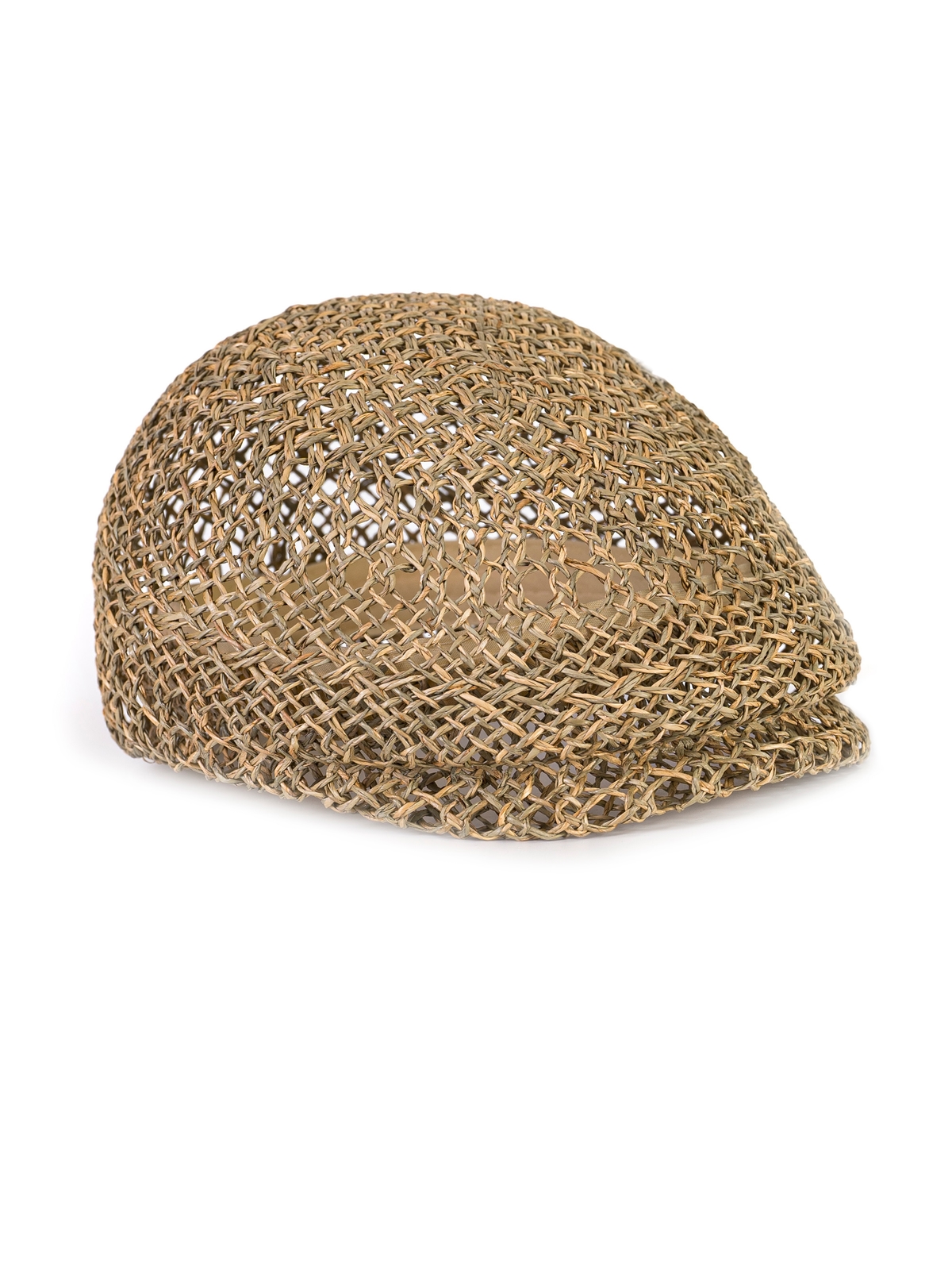Соломенная кепка 413  универсальная с ажурным плетением