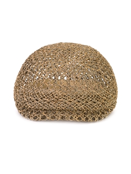 Соломенная кепка 413  универсальная с ажурным плетением--1