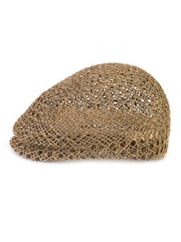 Соломенная кепка 413  универсальная с ажурным плетением--3