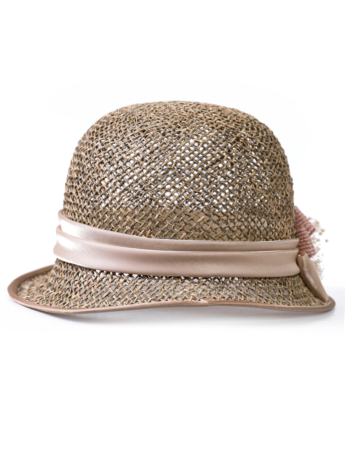 Соломенная шляпка 69  с плотным плетением--3
