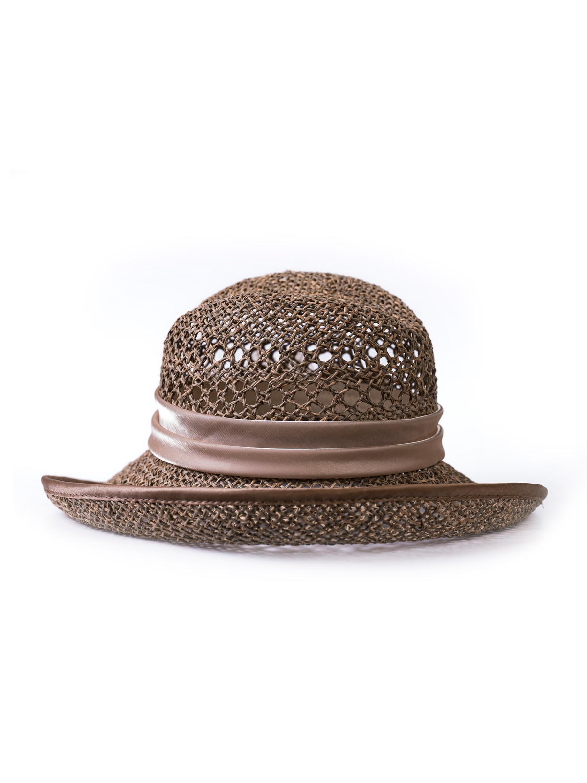 Соломенная шляпка  75 с ажуром по тулии и полю--3