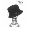 Фетровая панама № 70 чёрная--10