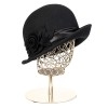 Фетровая шляпка №76 чёрная--1