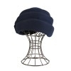 Фетровый шерстяной берет 271 тёмно-синий--4