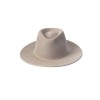 Федора - фетровая шляпа 54 бежевая--4