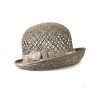 Соломенная шляпка № 20 с ажурным плетением по тулии--4