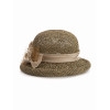 Соломенная шляпка № 321 с плотным плетением--2