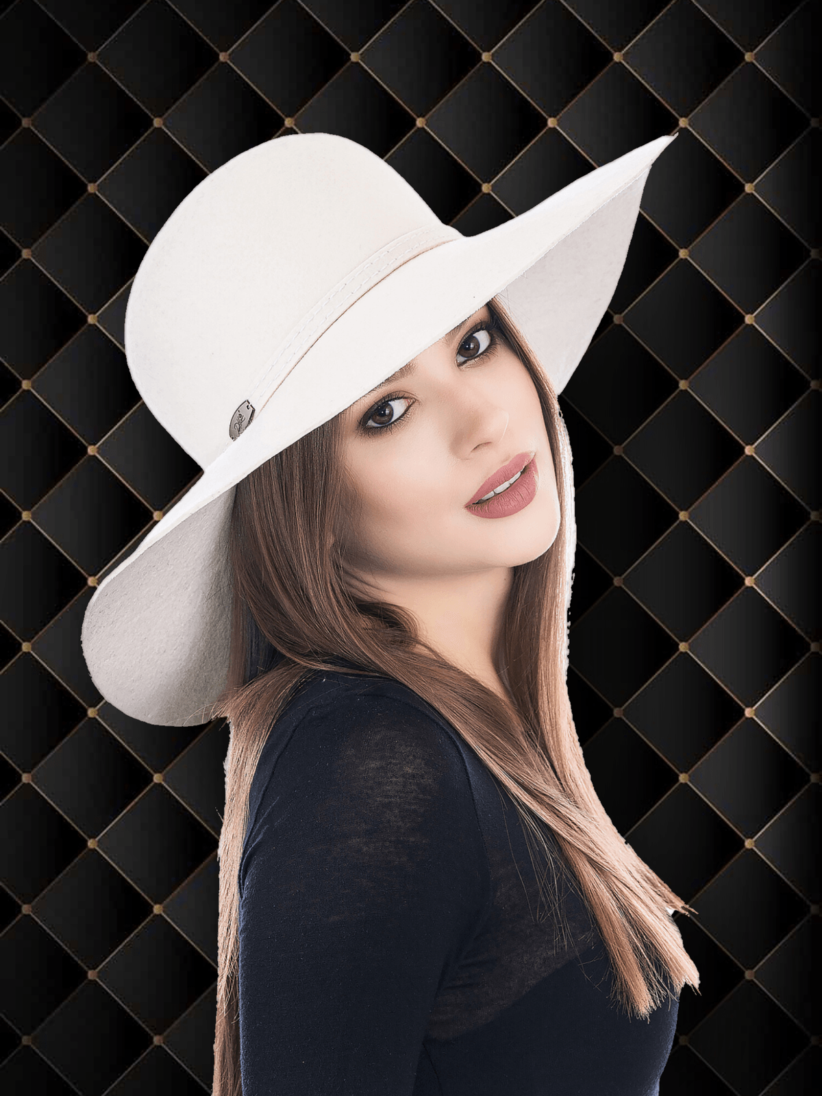 Капелина макси белая