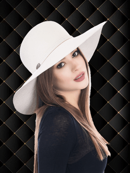 Капелина макси белая