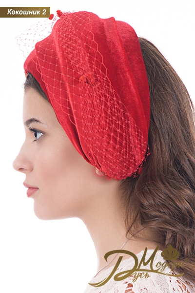 Кокошник красный--6