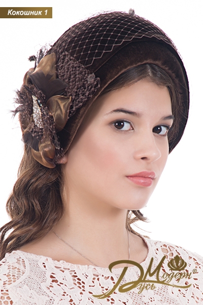 Кокошник коричневый--1