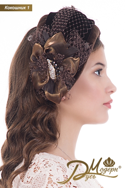 Кокошник коричневый--2