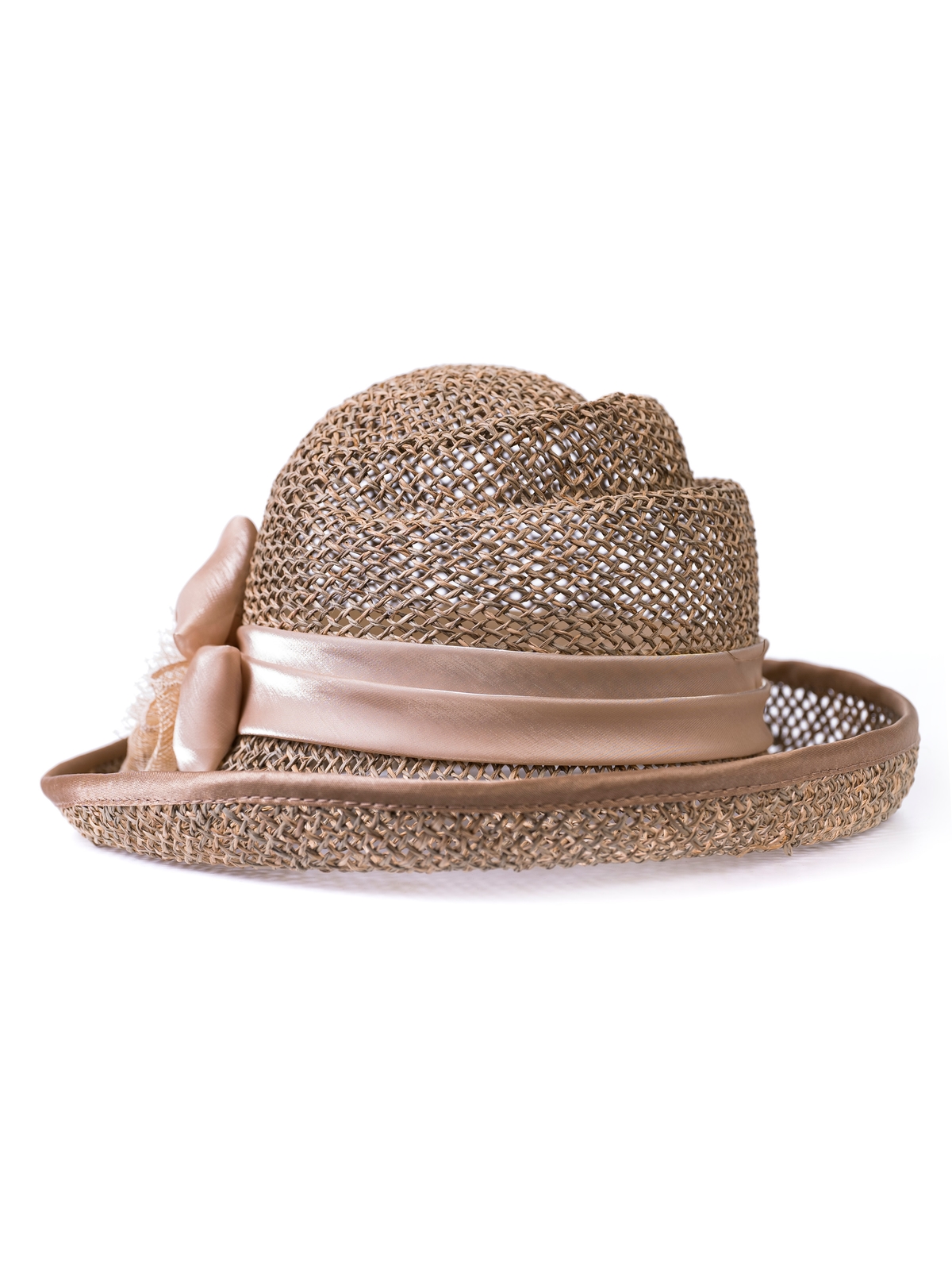 Соломенная шляпка №95 с плотным плетением--3